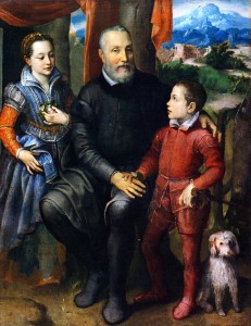 Sofonisba-Anguissola Family portrait